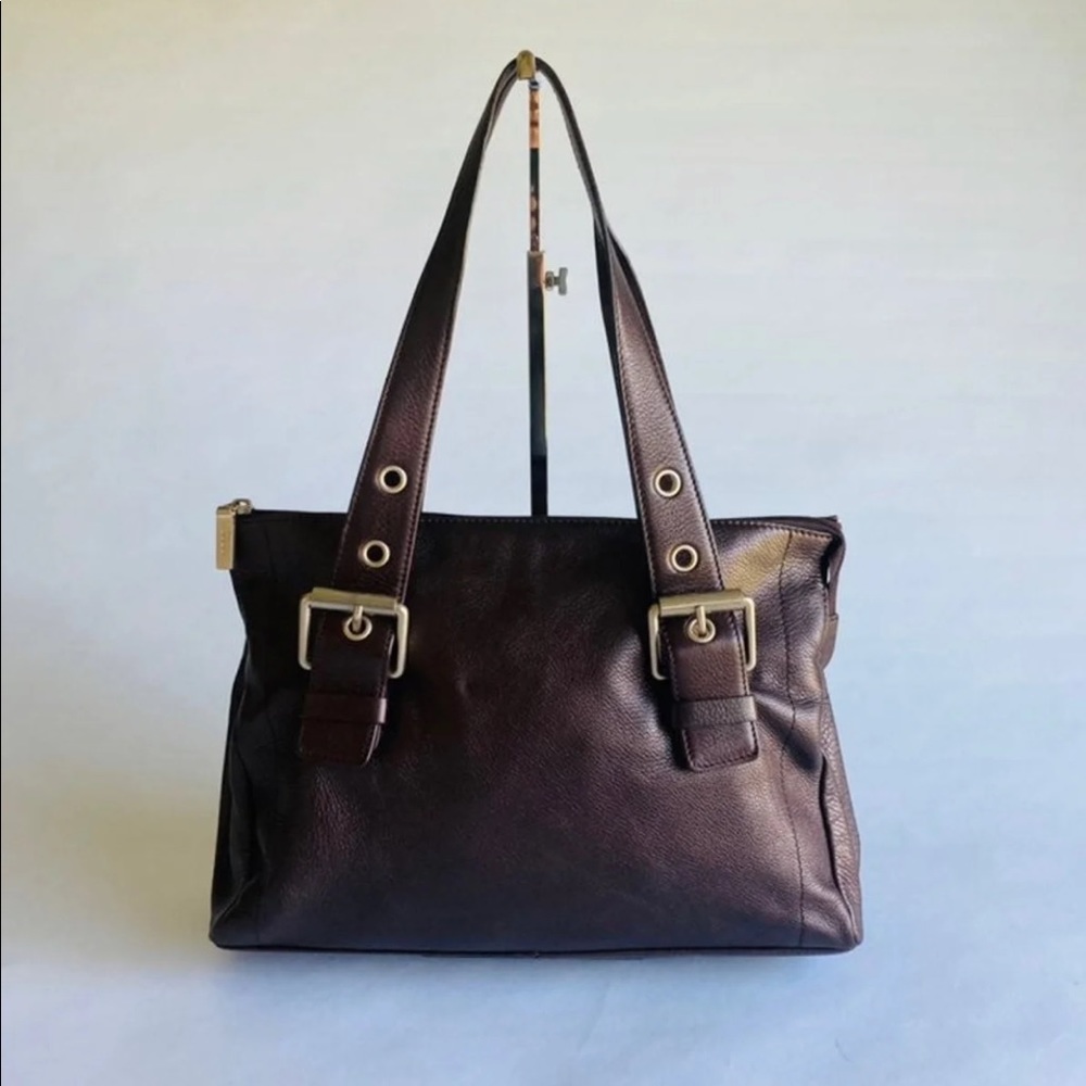 HOBO Brown/Bronze Pebbles Leather Purse